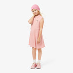 Sleeveless Stretch Piqué Polo Dress