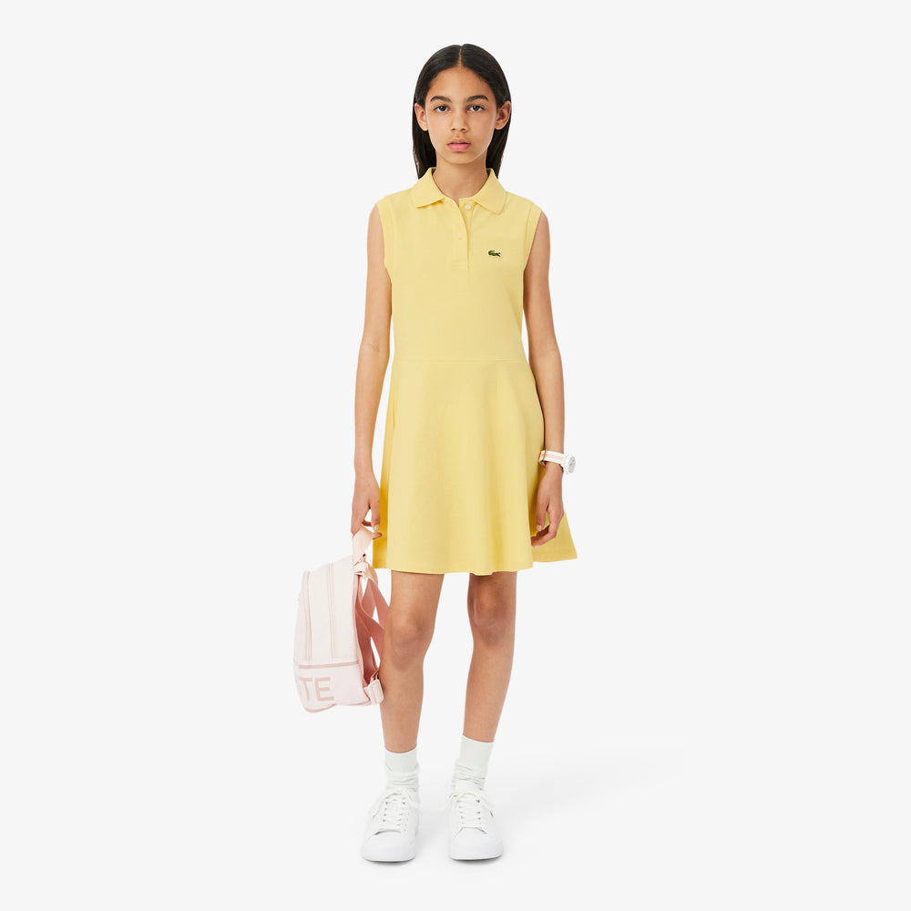 Sleeveless Stretch Piqué Dress