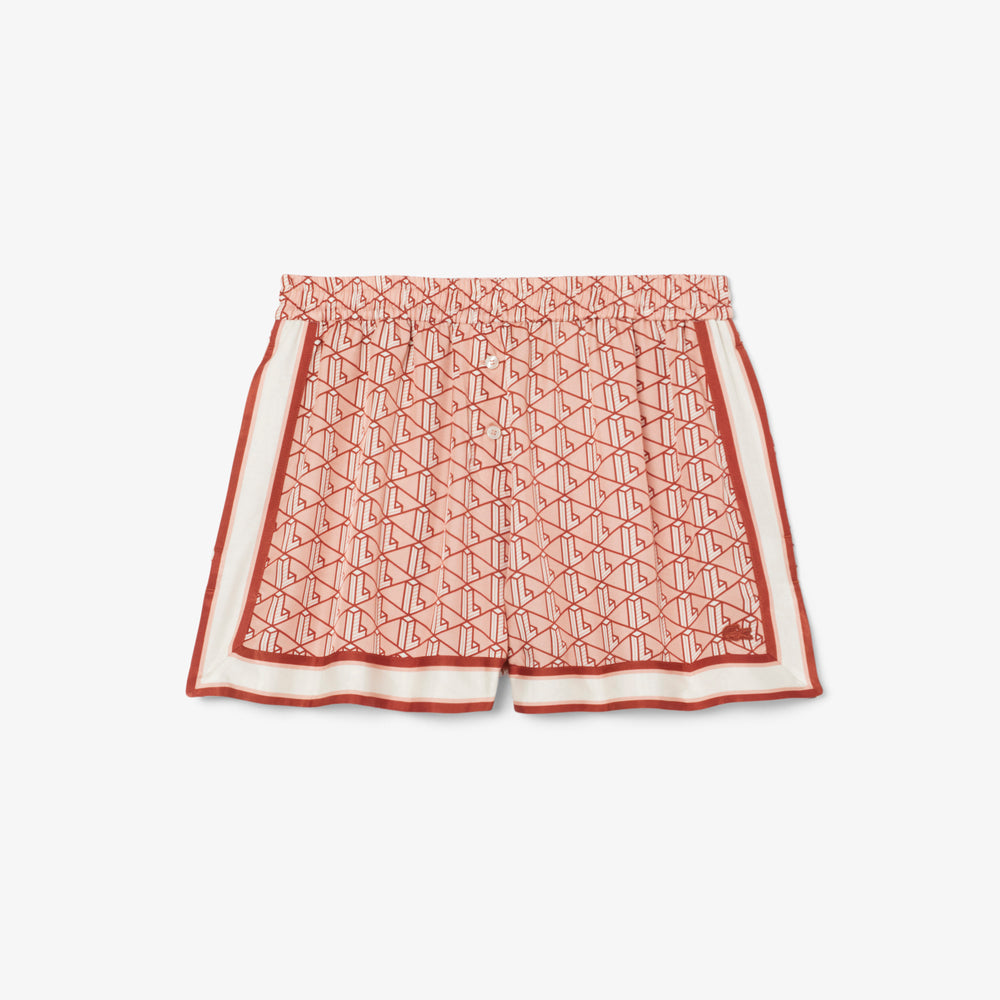 Fluid Monogram Print Shorts