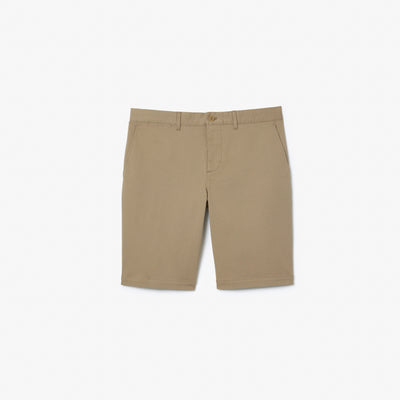 Slim Fit Stretch Cotton Chino Shorts