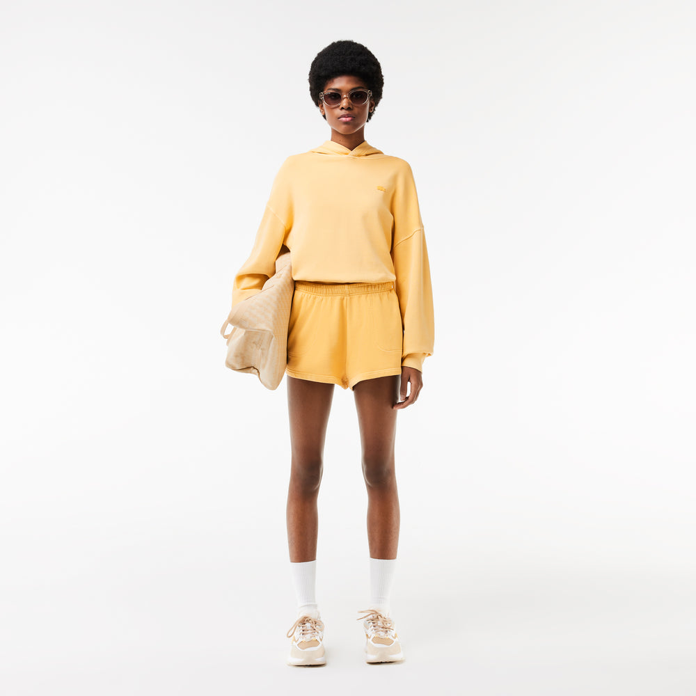 Natural Dyed Short Cotton Fleece Shorts