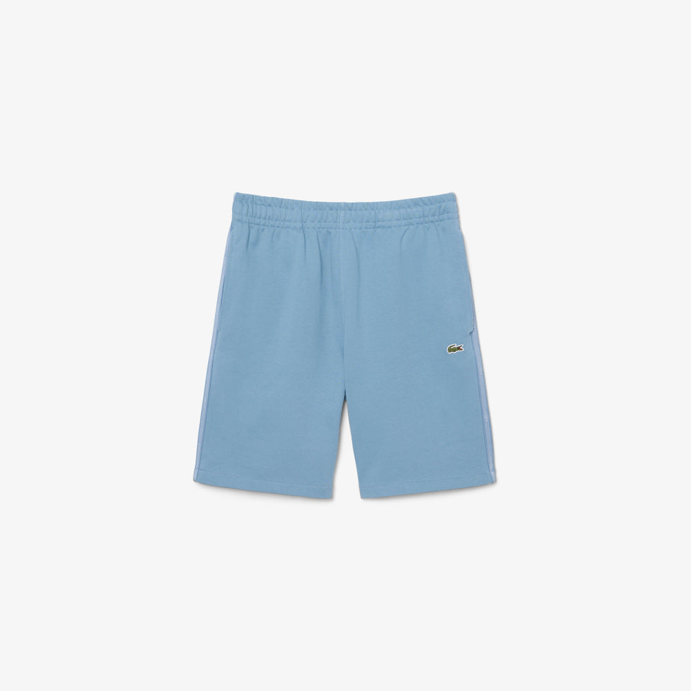 Regular Fit Logo Stripe Fleece Shorts