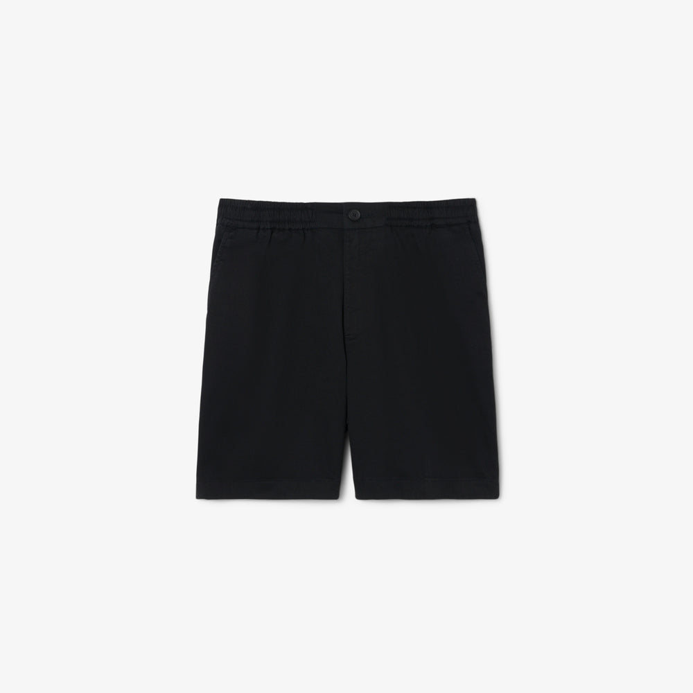 Regular Fit Stretch Cotton Shorts