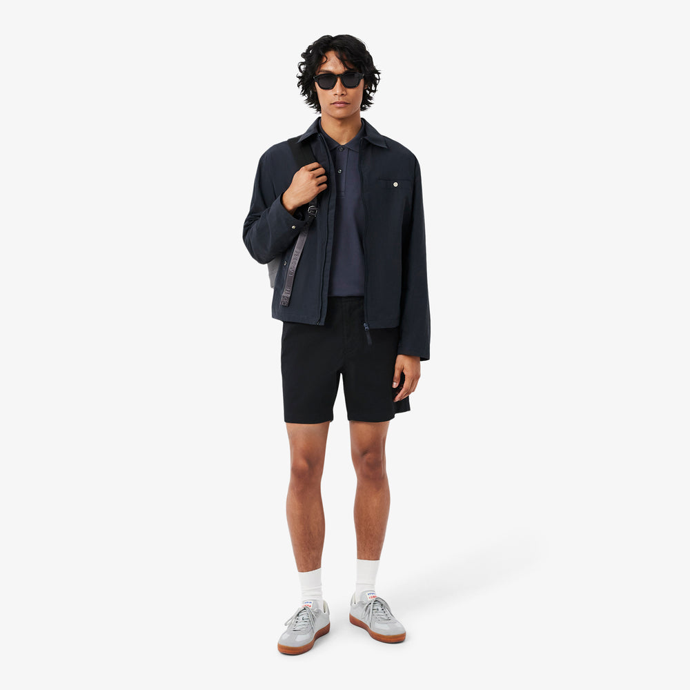 Regular Fit Stretch Cotton Shorts