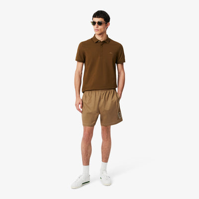 Relaxed Fit Cotton Twill Shorts
