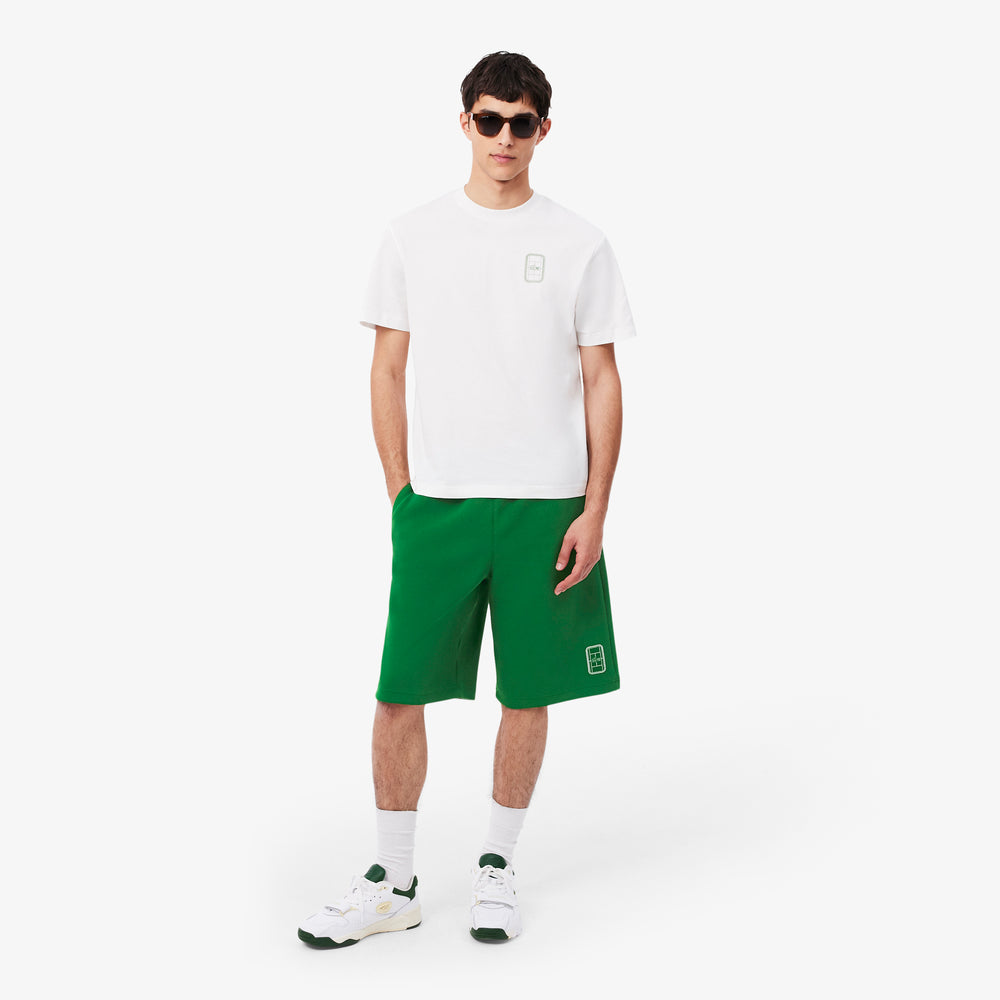 Relaxed Fit Double Face Piqué Shorts