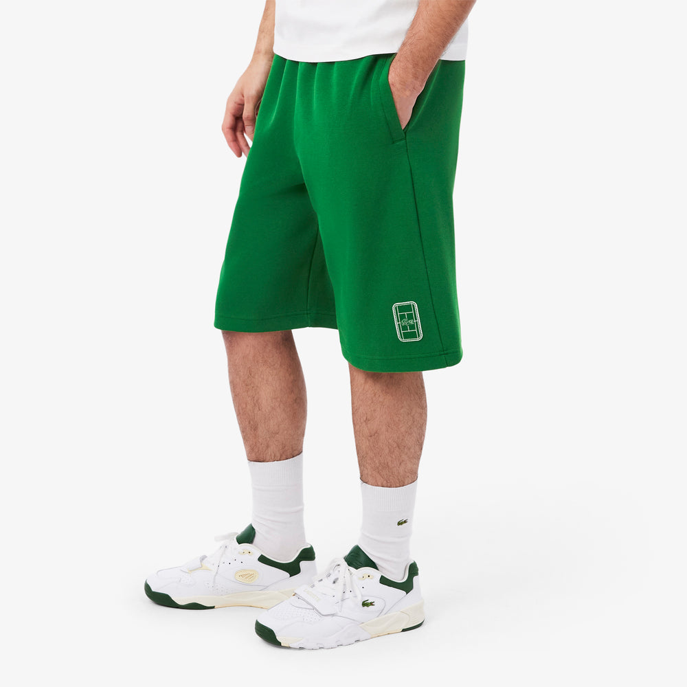 Relaxed Fit Double Face Piqué Shorts