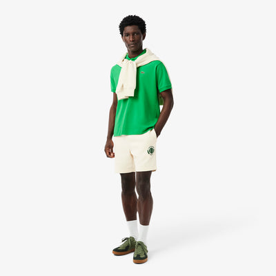 Regular Fit 3D Print Fleece Shorts