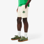 Regular Fit 3D Print Fleece Shorts