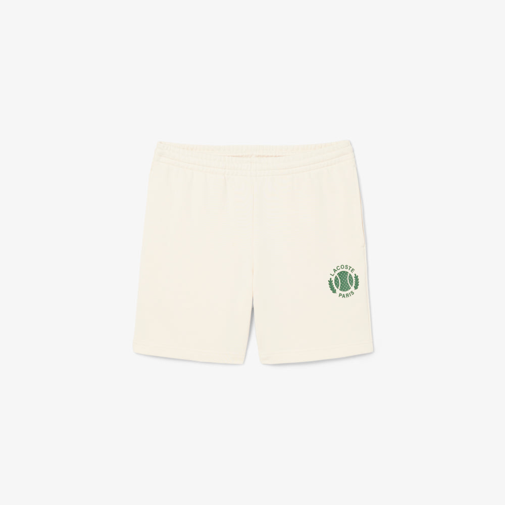 Regular Fit 3D Print Fleece Shorts