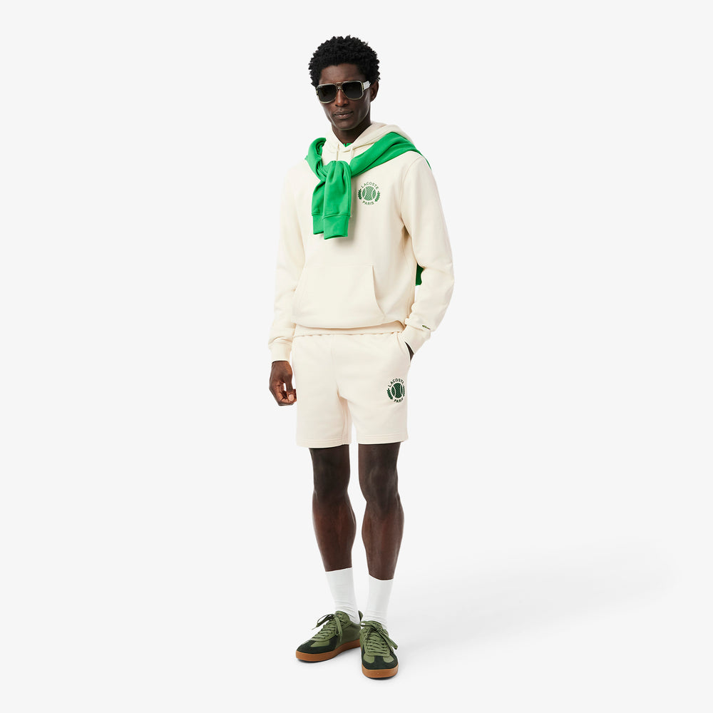 Regular Fit 3D Print Fleece Shorts