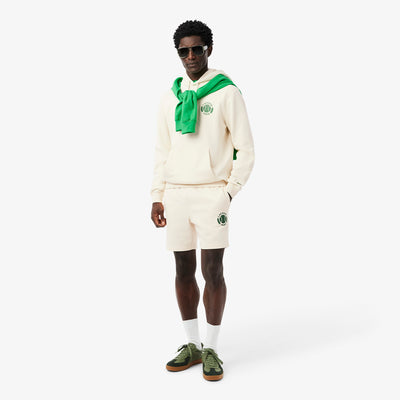 Regular Fit 3D Print Fleece Shorts