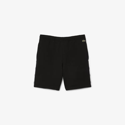 Logo Trim Cotton Fleece Shorts