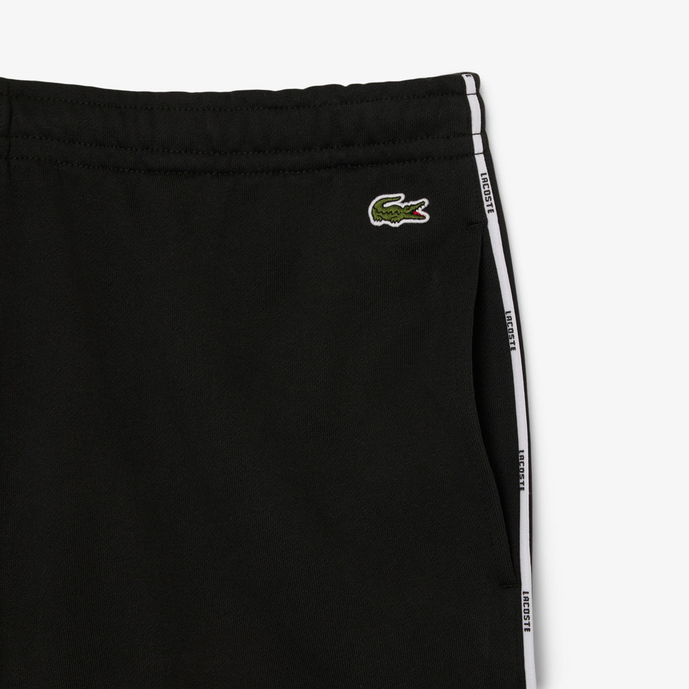 Logo Trim Cotton Fleece Shorts
