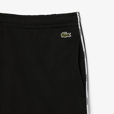 Logo Trim Cotton Fleece Shorts
