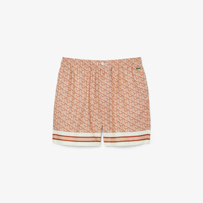 Lightweight Monogram Print Shorts