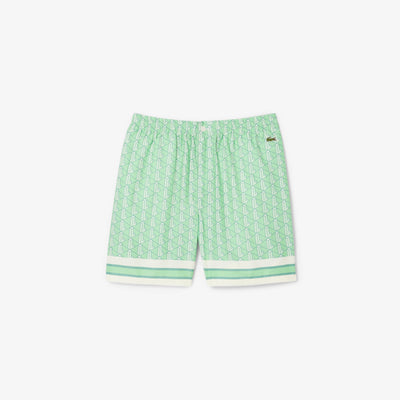 Lightweight Monogram Print Shorts