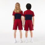Kids’ Lacoste Colour-Stripe Organic Cotton Shorts