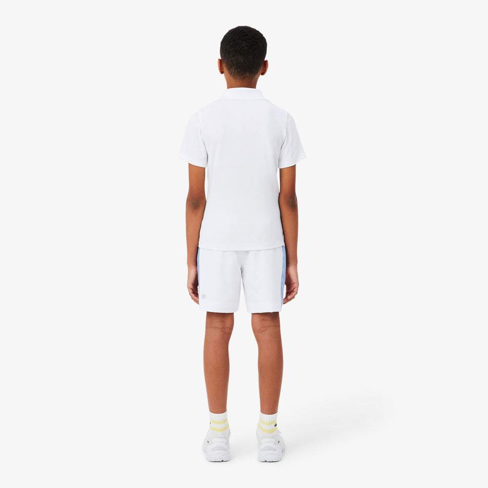 Colorblock Diamond Taffeta Sport Shorts