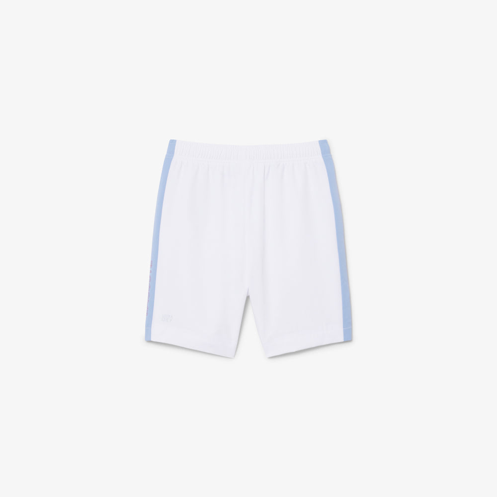 Colorblock Diamond Taffeta Sport Shorts