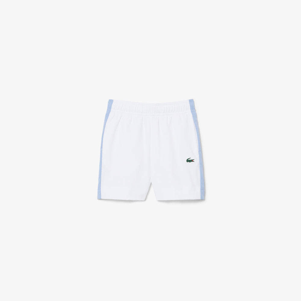 Colorblock Diamond Taffeta Sport Shorts