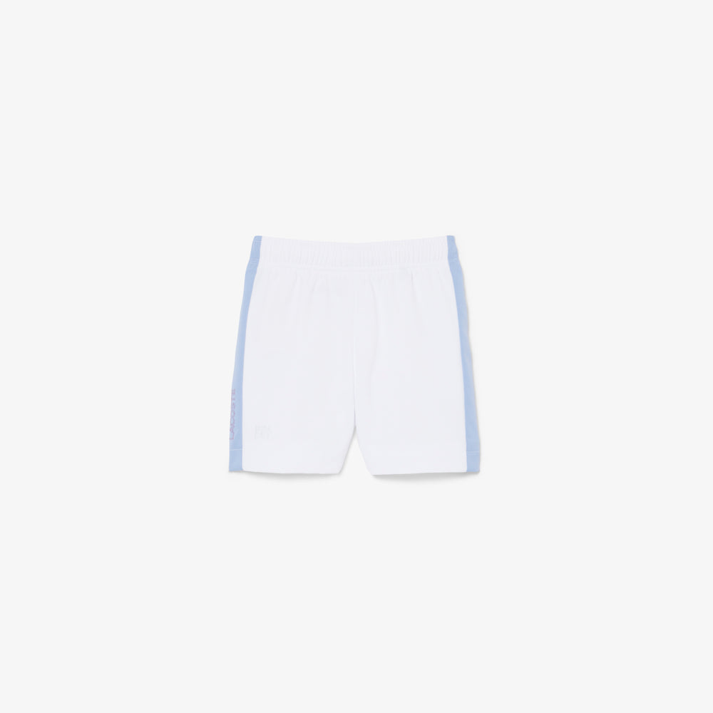 Colorblock Diamond Taffeta Sport Shorts