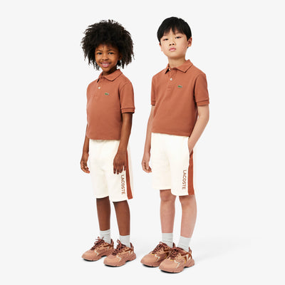 Colour-Block Fleece Shorts