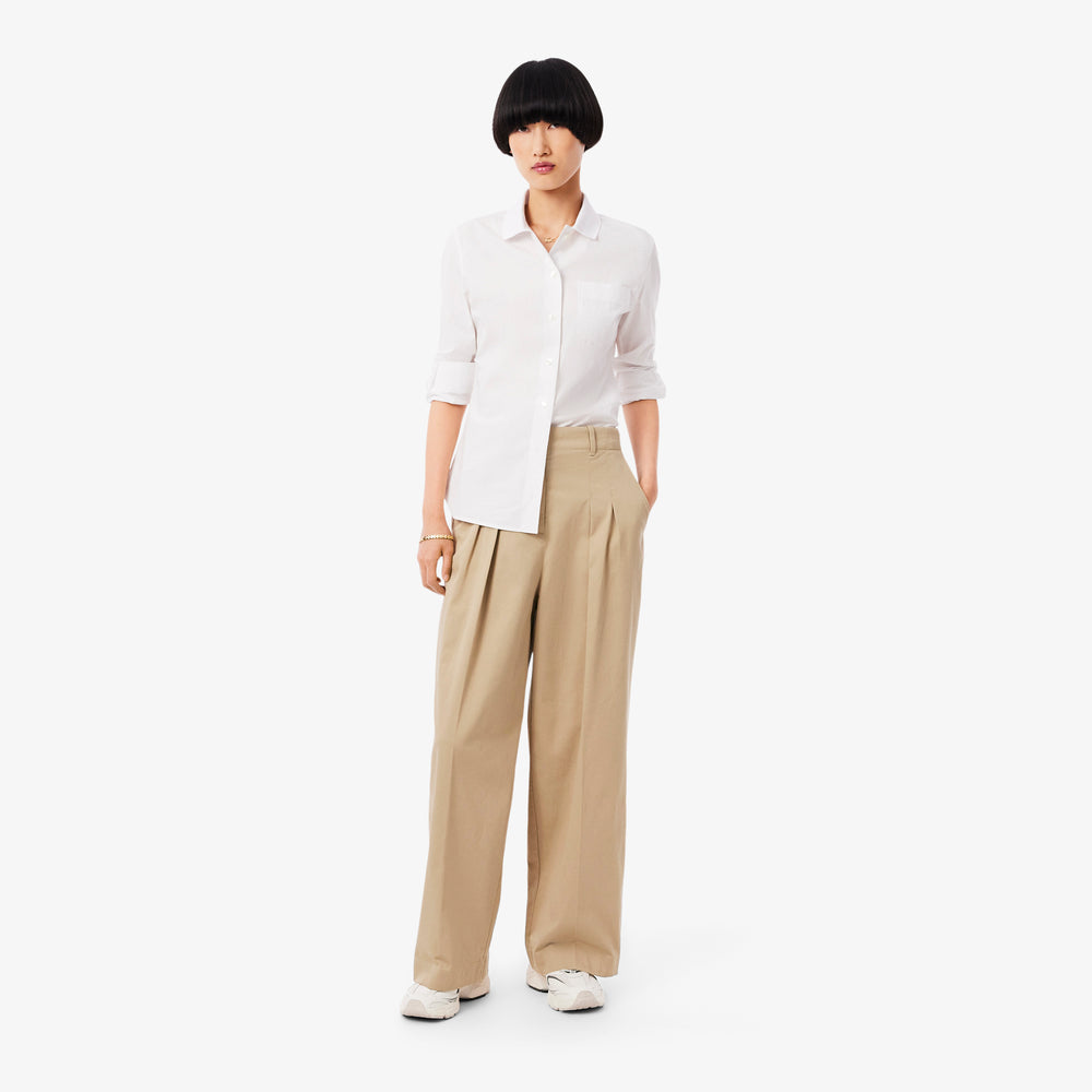 Wide Fit Stretch Gabardine Chino Pants