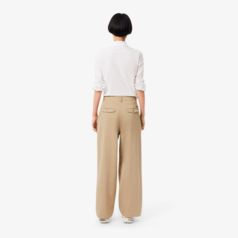 Wide Fit Stretch Gabardine Chino Pants