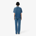 Straight Cut High Waist Denim Jeans