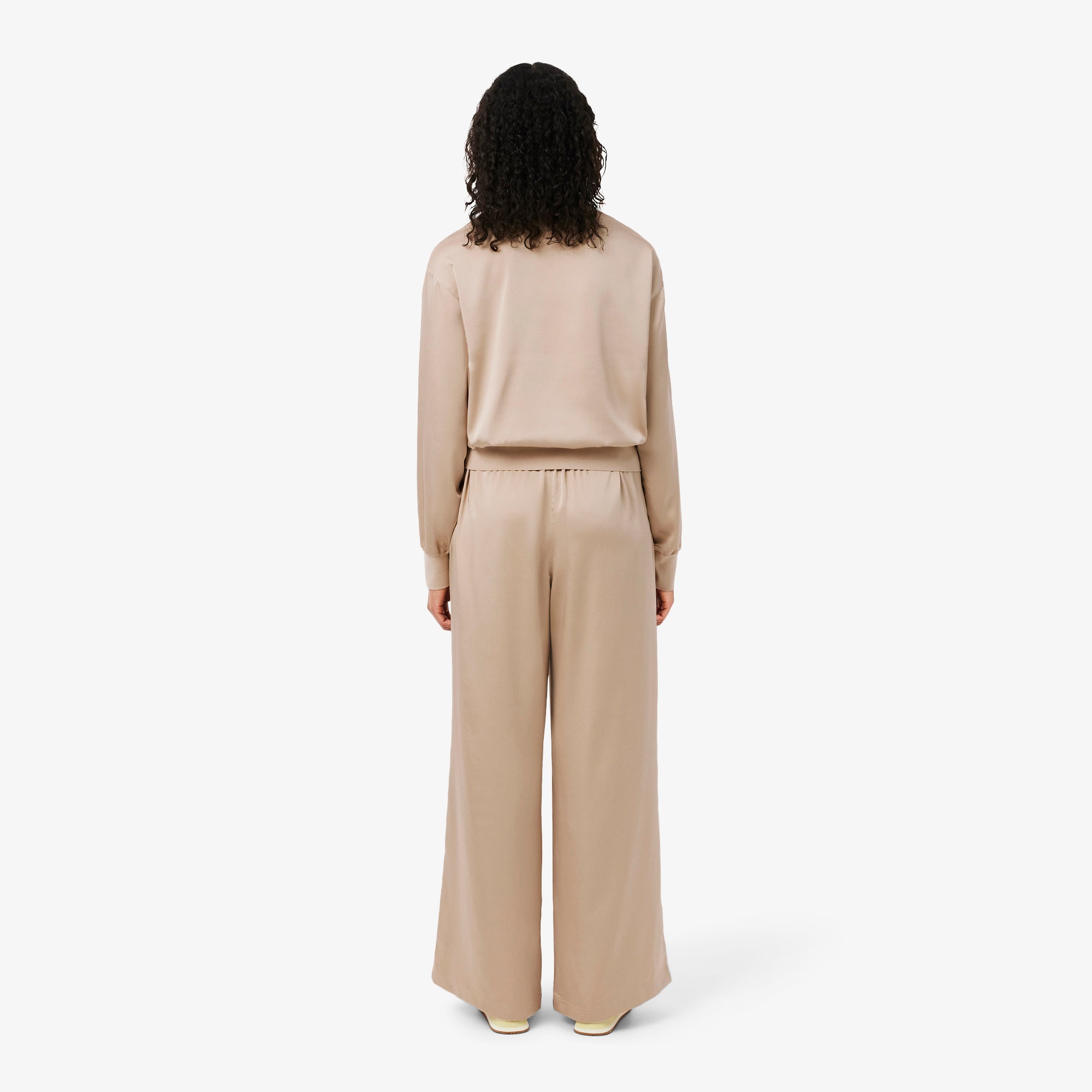 Oversized Elasticated Satin Pants – Lacoste ZA
