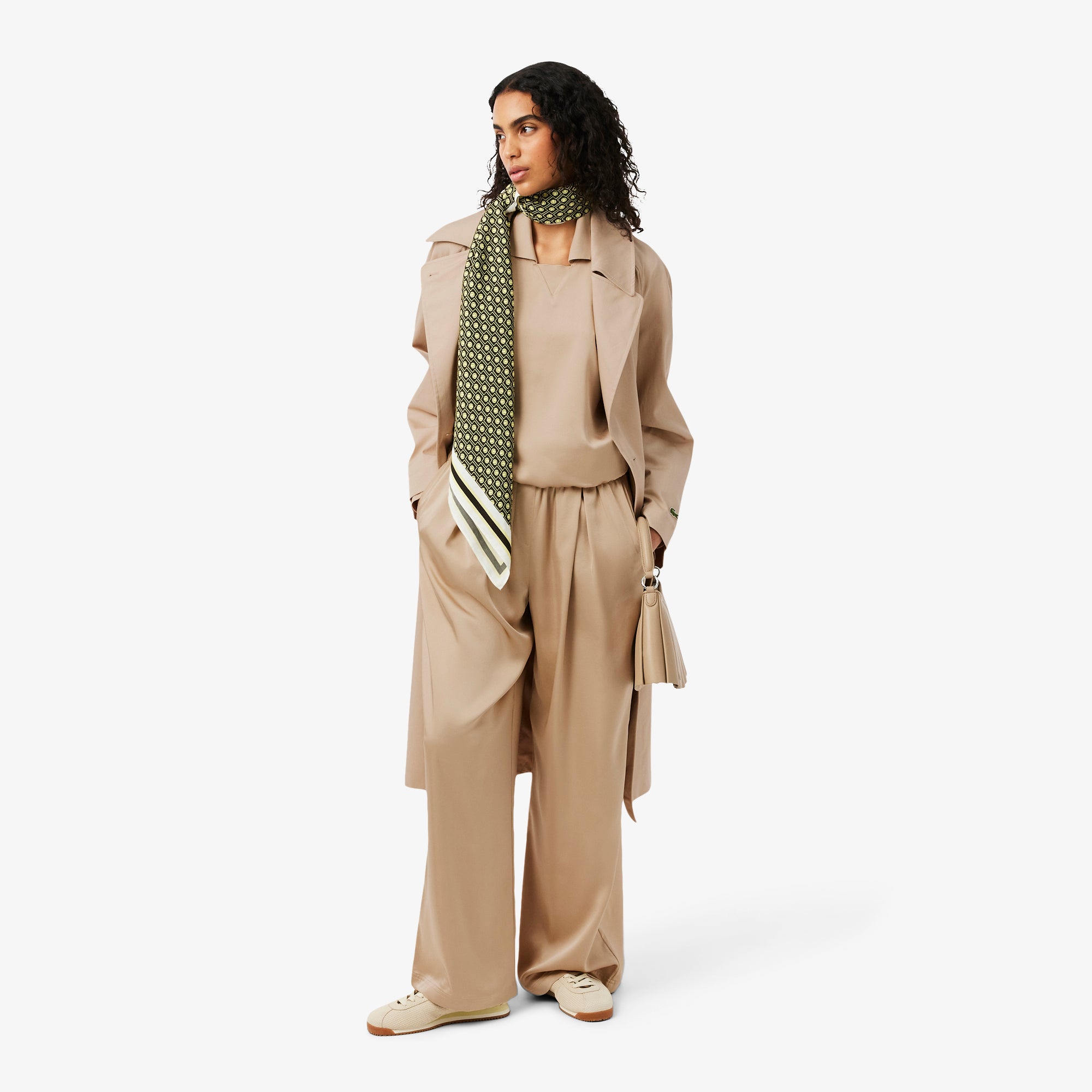 Oversized Elasticated Satin Pants – Lacoste ZA