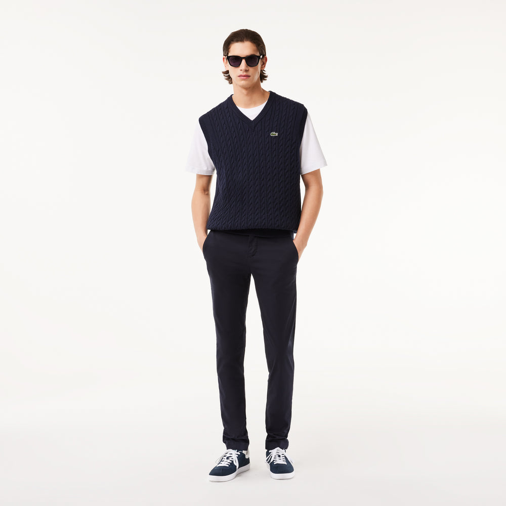 Stretch Cotton Slim Fit Chino Pants