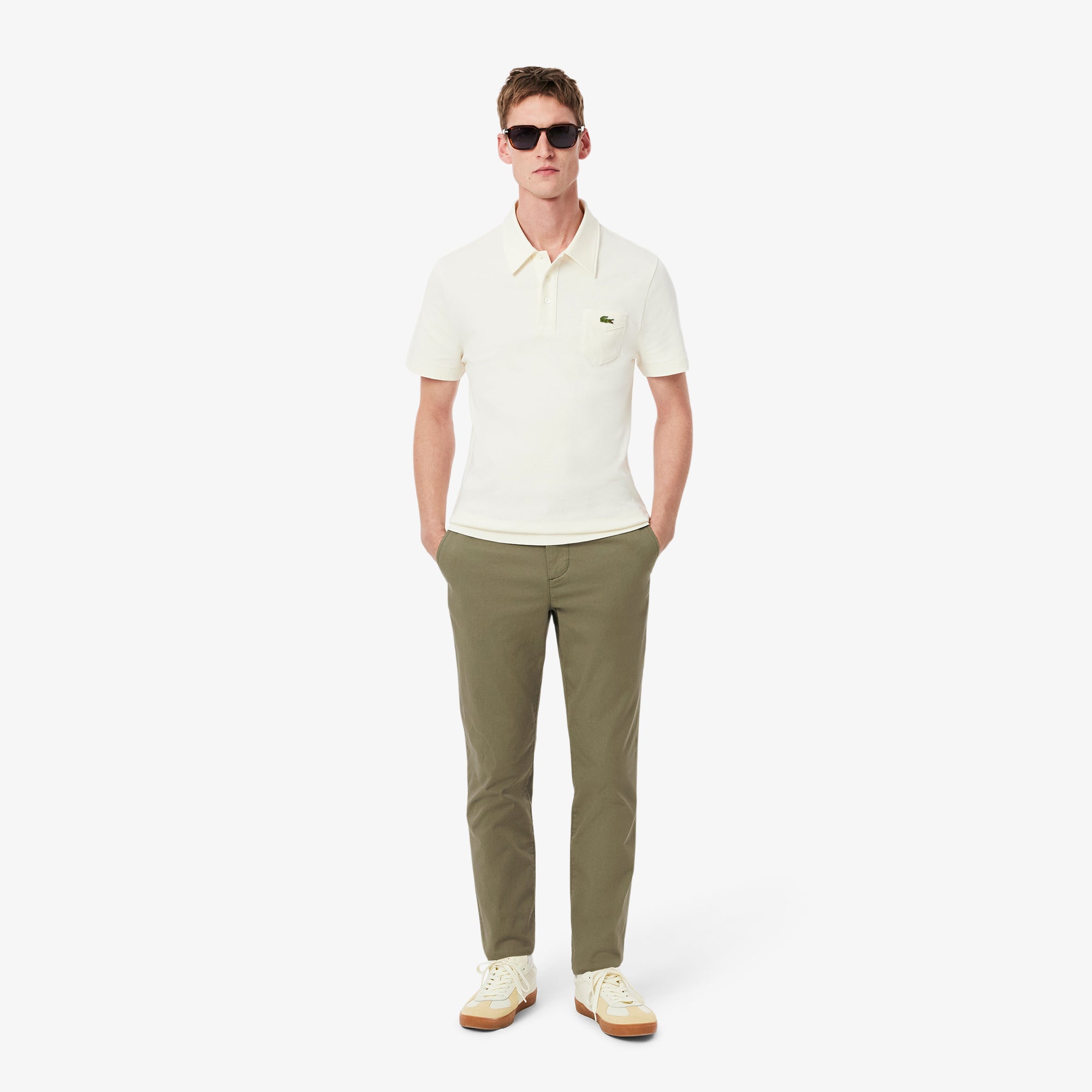 Slim Fit Stretch Cotton Chino Pants – Lacoste ZA