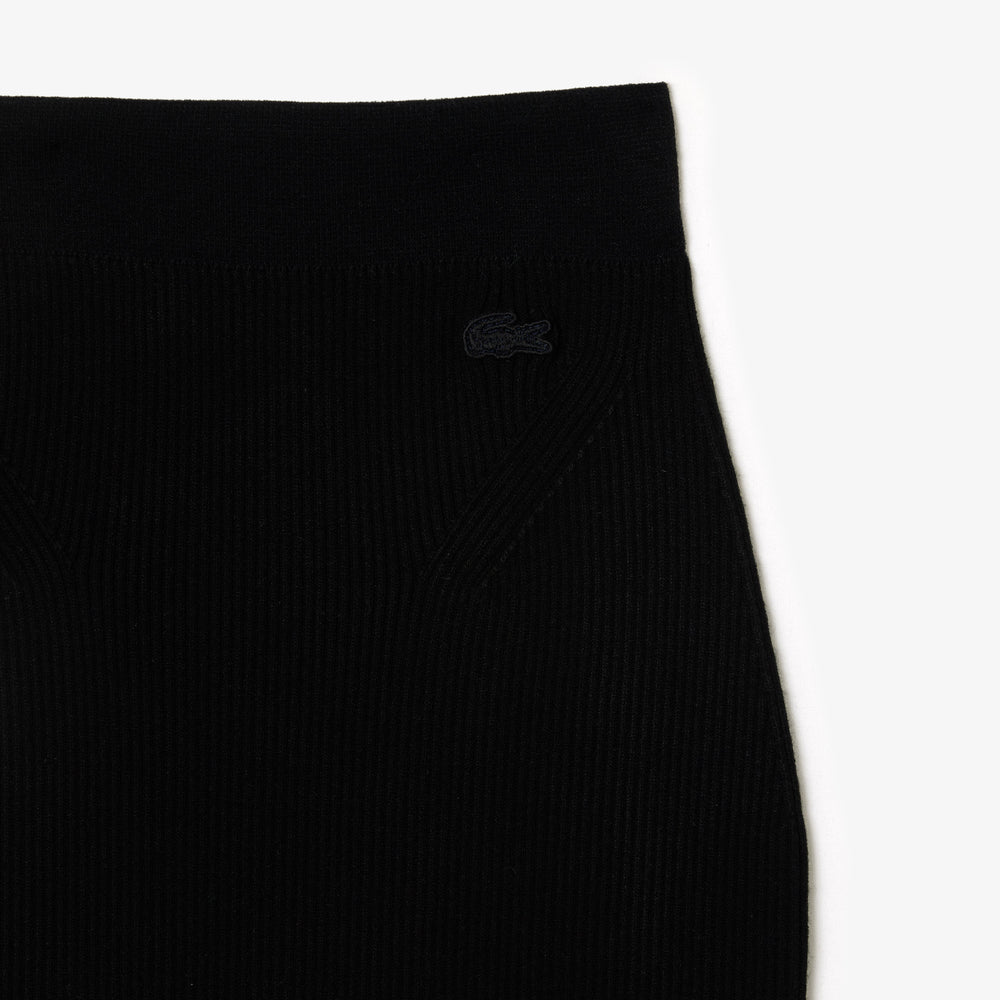 Ribbed, Seamless Knit Pencil Skirt