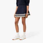 Short Pleated Wrap Skirt