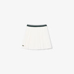 Oxford Cotton Pleated Skirt
