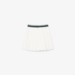 Oxford Cotton Pleated Skirt