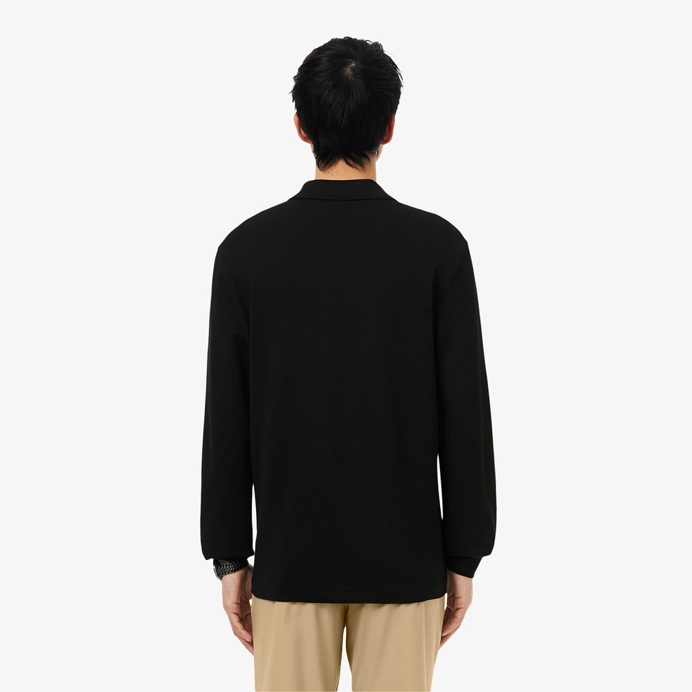 Classic Fit Long Sleeved L.12.12 Polo Shirt