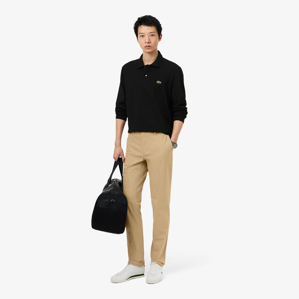 Classic Fit Long Sleeved L.12.12 Polo Shirt