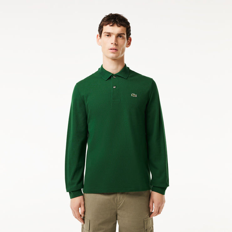 Classic Fit Long Sleeved L.12.12 Polo Shirt