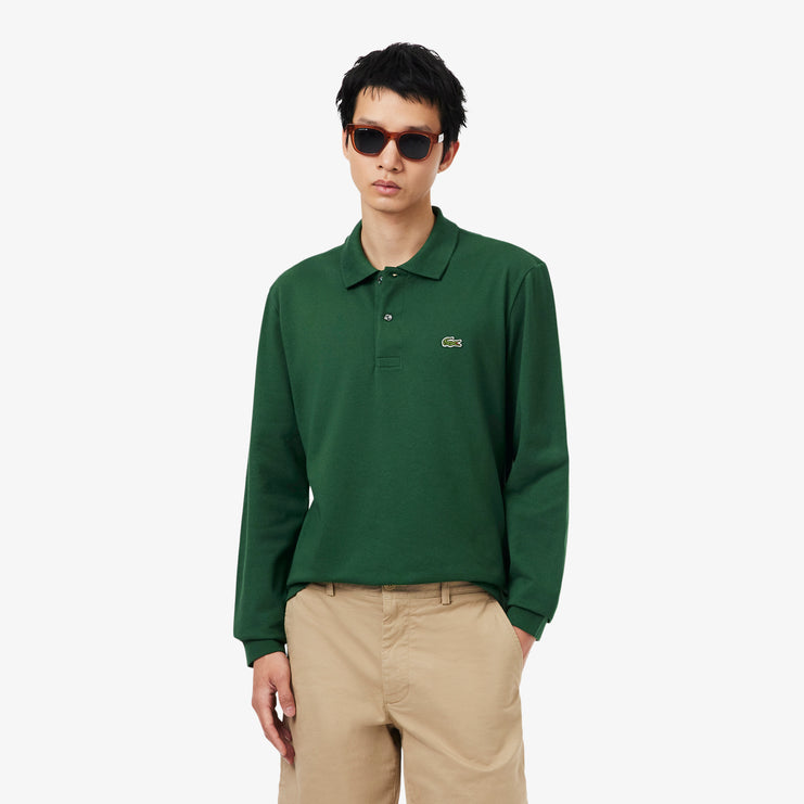 Classic Fit Long Sleeved L.12.12 Polo Shirt