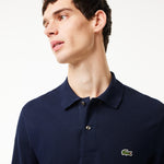Classic Fit Long Sleeved L.12.12 Polo Shirt