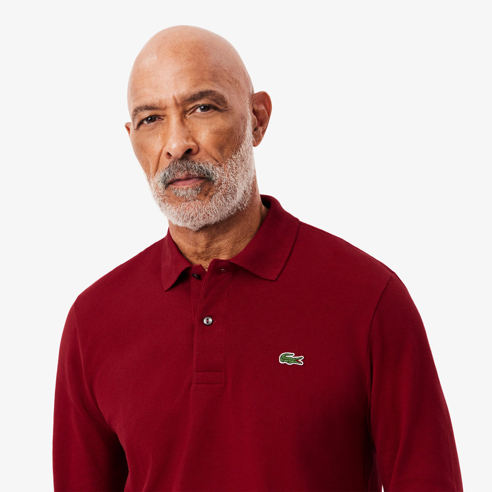 Classic Fit Long Sleeved L.12.12 Polo Shirt
