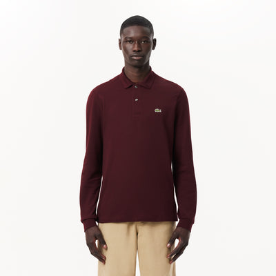 Classic Fit Long Sleeved L.12.12 Polo Shirt