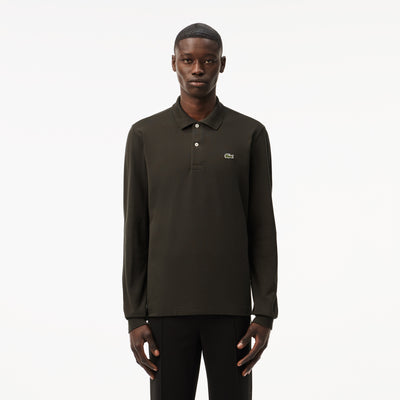 Classic Fit Long Sleeved L.12.12 Polo Shirt