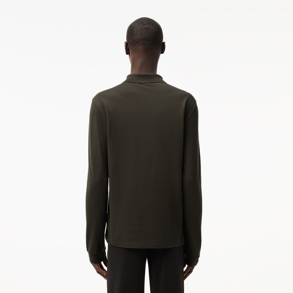 Classic Fit Long Sleeved L.12.12 Polo Shirt
