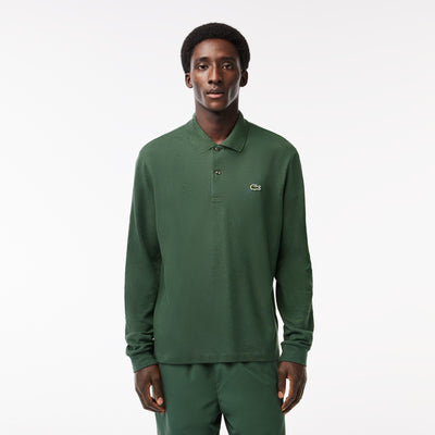 Classic Fit Long Sleeved L.12.12 Polo Shirt