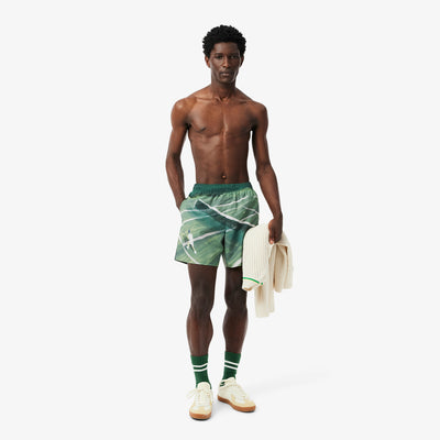 Mid Length Quick-Dry Swim Trunks