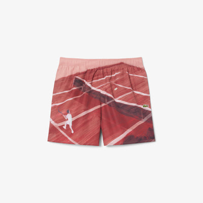 Mid Length Quick-Dry Swim Trunks